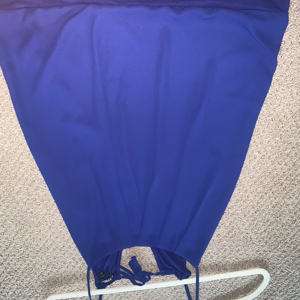 Blue express tank top